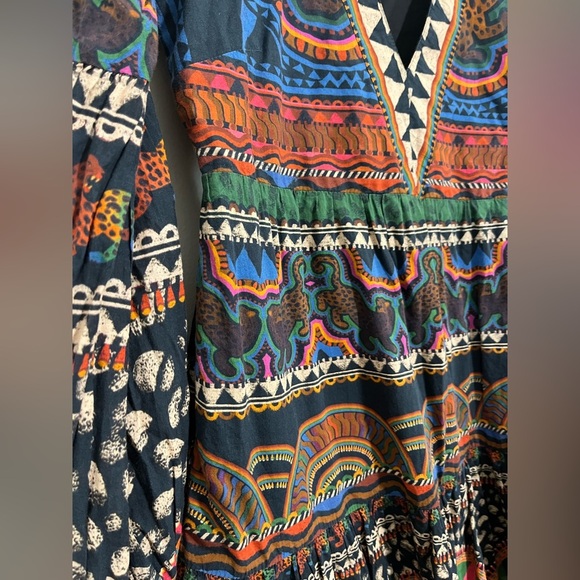 FARM Rio V-Neck Printed Tunic Dress - Picture 5 of 10